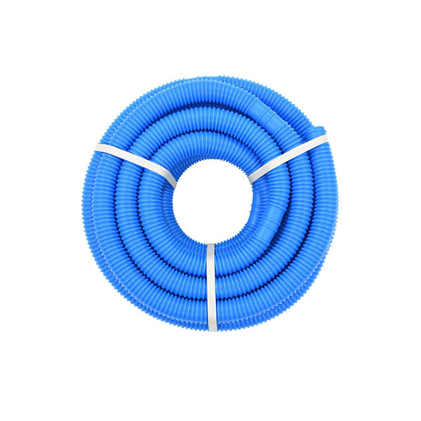 Pool Hose With Clamps Blue