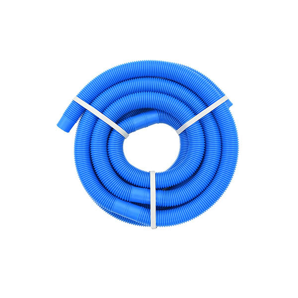 Pool Hose With Clamps Blue