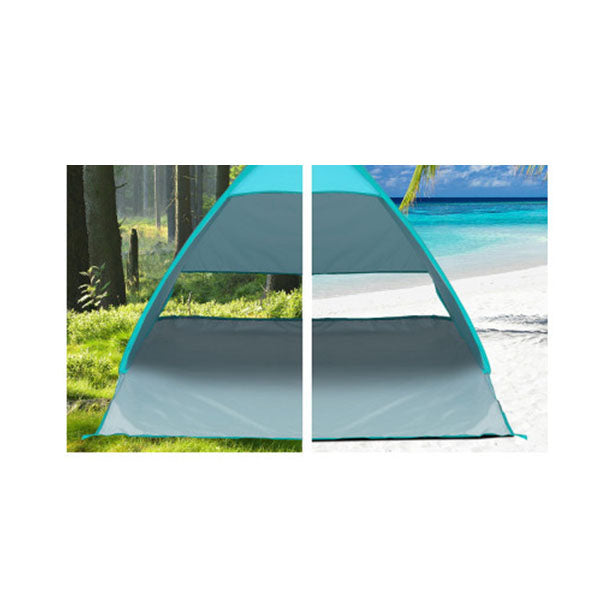 Pop Up Beach Camping Tent 3 Person Sun Shade Shelter