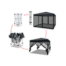 Gazebo Pop Up Marquee 3X3 Wedding Side Mesh Wall Outdoor Gazebos