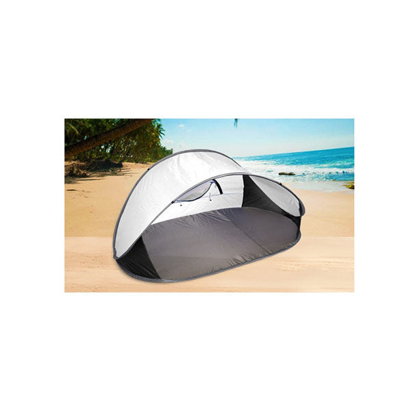 Pop Up Grey Camping Tent Beach Portable Hiking Sun Shade Shelter