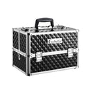 Portable Beauty Makeup Case Diamond - Black