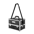 Portable Beauty Makeup Case Diamond - Black