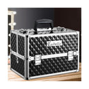 Portable Beauty Makeup Case Diamond - Black