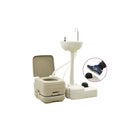 Portable Camping Toilet And Handwash Stand 20L Grey