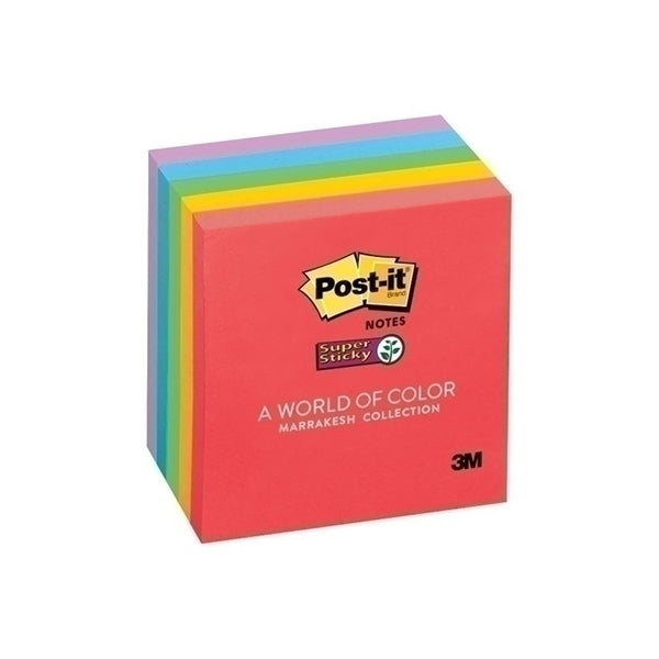 Post It Super Sticky Notes Marrakesh 76 X 76Mm 5 Pack