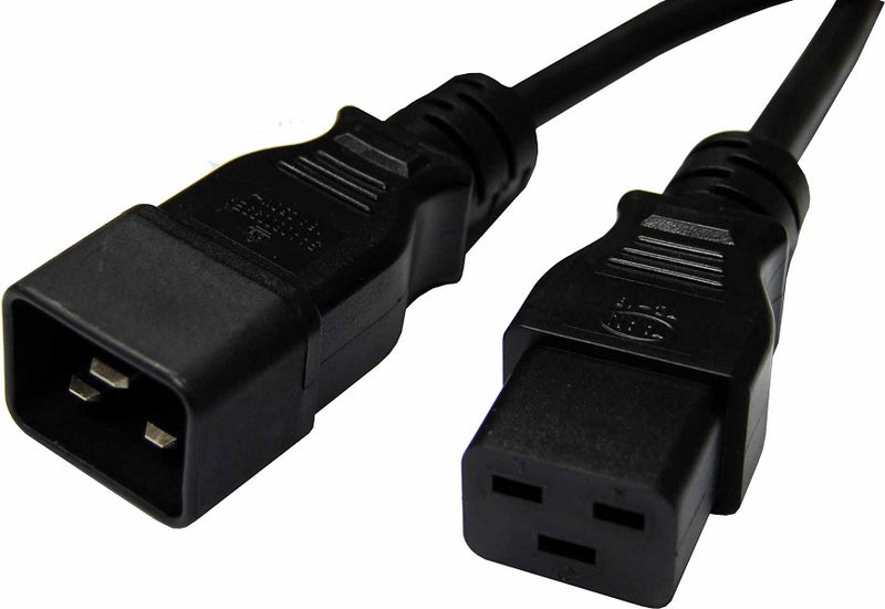 Power Cable Extension IEC-C19 Male to IEC-C20 Female