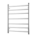 Premium Electric Heated Towel Rail Rack Clothes Dryer Holder Chrome