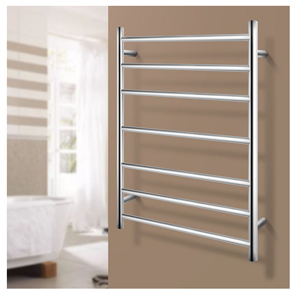 Premium Electric Heated Towel Rail Rack Clothes Dryer Holder Chrome