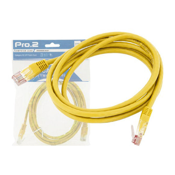 Pro2 10M Yellow Cat5E Patch Lead