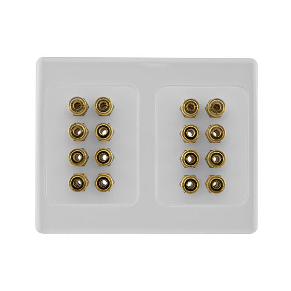 Pro2 16 Terminal Speaker Wall Plate