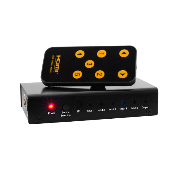 Pro2 5 Way Mini Hdmi Switcher