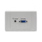 Pro2 Vga Wall Plate With Stereo Socket