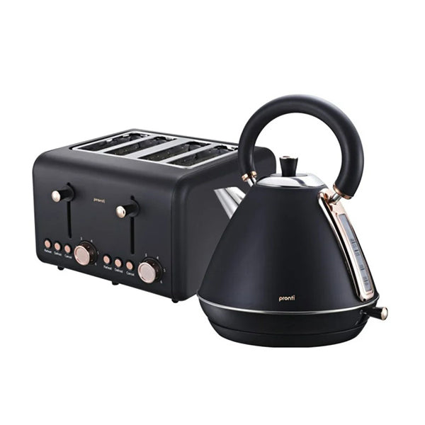 Rose Trim Collection Toaster And Kettle Bundle