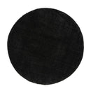 Puffy Soft Shag Black Rug