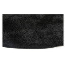 Puffy Soft Shag Black Rug