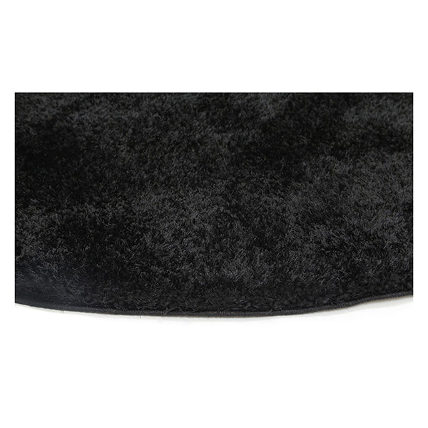Puffy Soft Shag Black Rug