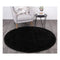 Puffy Soft Shag Black Rug