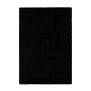 Puffy Soft Shag Black Rug
