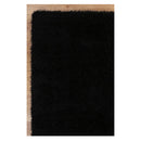 Puffy Soft Shag Black Rug