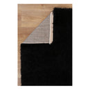 Puffy Soft Shag Black Rug