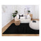 Puffy Soft Shag Black Rug