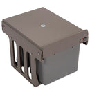 2X 15L Pull Out Trash Bin Dual Kitchen Garbage Waste Basket Cabinet