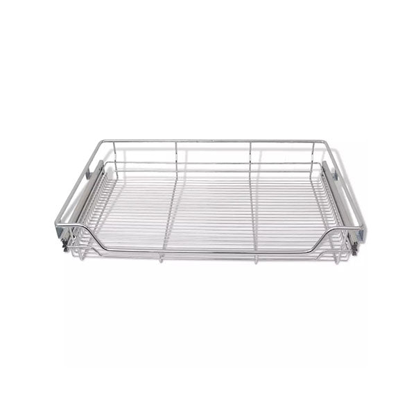 Pull Out Wire Baskets 2 Pcs Silver 800 Mm