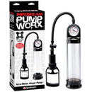 Pump Worx Accu Meter Power Penis Pump With Gauge Clear