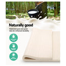 Pure Natural Latex Mattress Topper 7 Zone 5cm Double