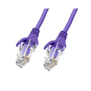 Cat 6 Ultra Thin Lszh Pack Of 50 Ethernet Network Cable Purple