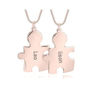 Puzzle Necklace For Couples