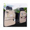 Pvc Leather Car Back Seat Storage Bag Multi Pocket Organizer White
