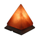 Pyramid Himalayan Pink Salt Lamp Carved Rock Crystal Light Bulb