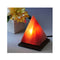 Pyramid Himalayan Pink Salt Lamp Carved Rock Crystal Light Bulb