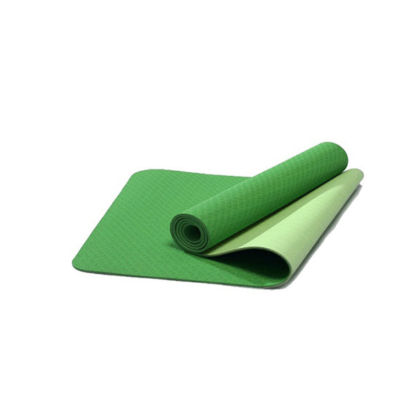 Yoga Mat Dual Color Lime With Yoga Bag And Strap