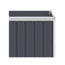 Quadruple Garbage Bin Shed Anthracite 286 X 81 X 121 Cm Steel