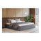 Queen Size Gas Lift Bed Frame Base With Storage Platform Fabric