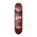 RAD Complete Dude Crew 7 x 30 Skateboard Checkers Black and Red