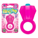 Rock Candy Bling Pop Ring - Pink Vibrating Cock Ring