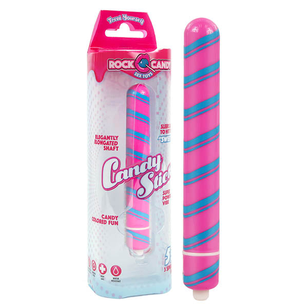 14 Cm Rock Candy Stick Bubblegum Pink Vibrator