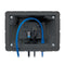 Recessed Wall Point With Cable Management System Black