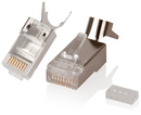 8P8C Cat6A Fully Shielded Modular Crimp Plug