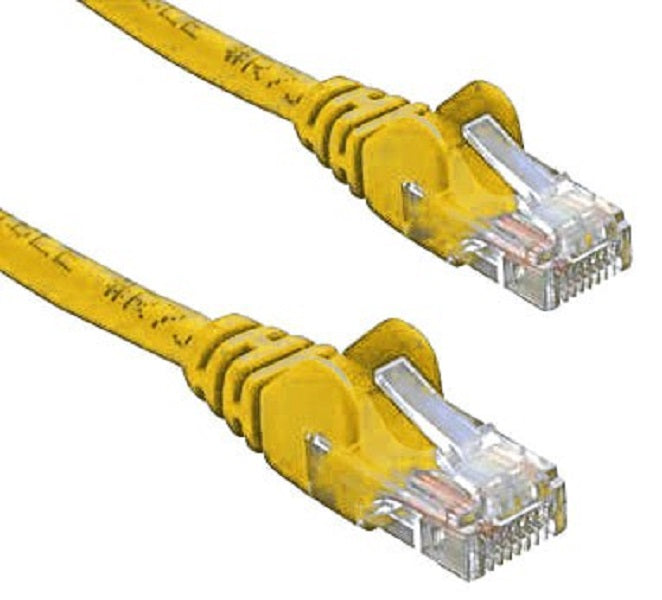 RJ45M Cat5E Network Cable - Yellow
