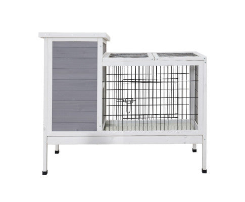 Rabbit Hutch Chicken Coop Wooden Ferret Cage Large