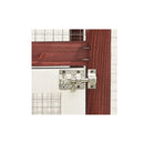Rabbit Hutch Mocha And White 140 X 63 X 120 Cm Solid Firwood
