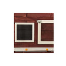 Rabbit Hutch Mocha And White 140 X 63 X 120 Cm Solid Firwood