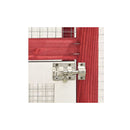 Rabbit Hutch Red And White 140 X 63 X 120 Cm Solid Firwood