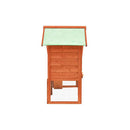 Rabbit Hutch Solid Firwood 140 X 63 X 120 Cm