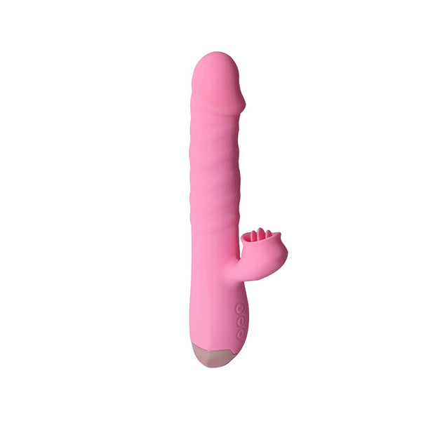 Rabbit Vibrator Licking Tongue G Spot Dildo Clit